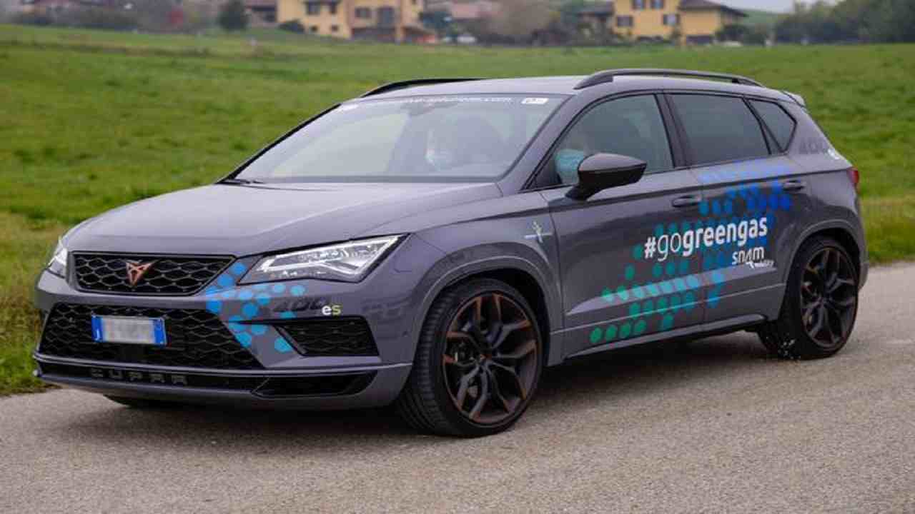 Cupra Ateca di Snam a CNG