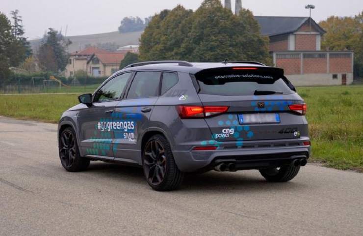 Cupra Ateca di Snam a CNG