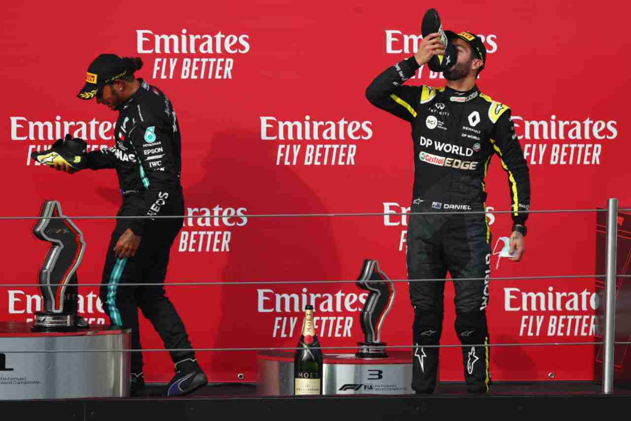 Daniel Ricciardo Lewis Hamilton F1