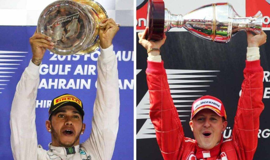 Lewis Hamilton Michael Schumacher
