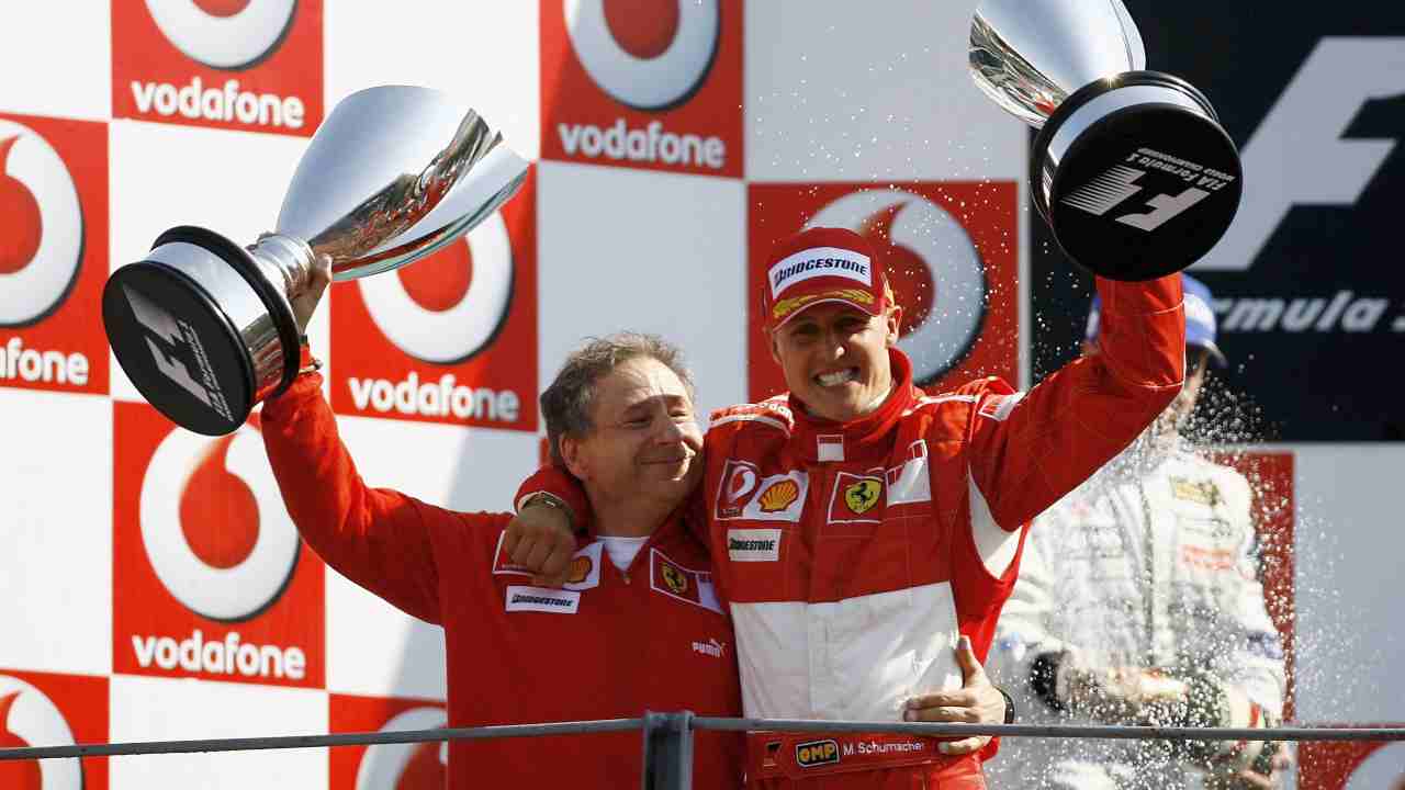 Jean Todt e Michael Schumacher