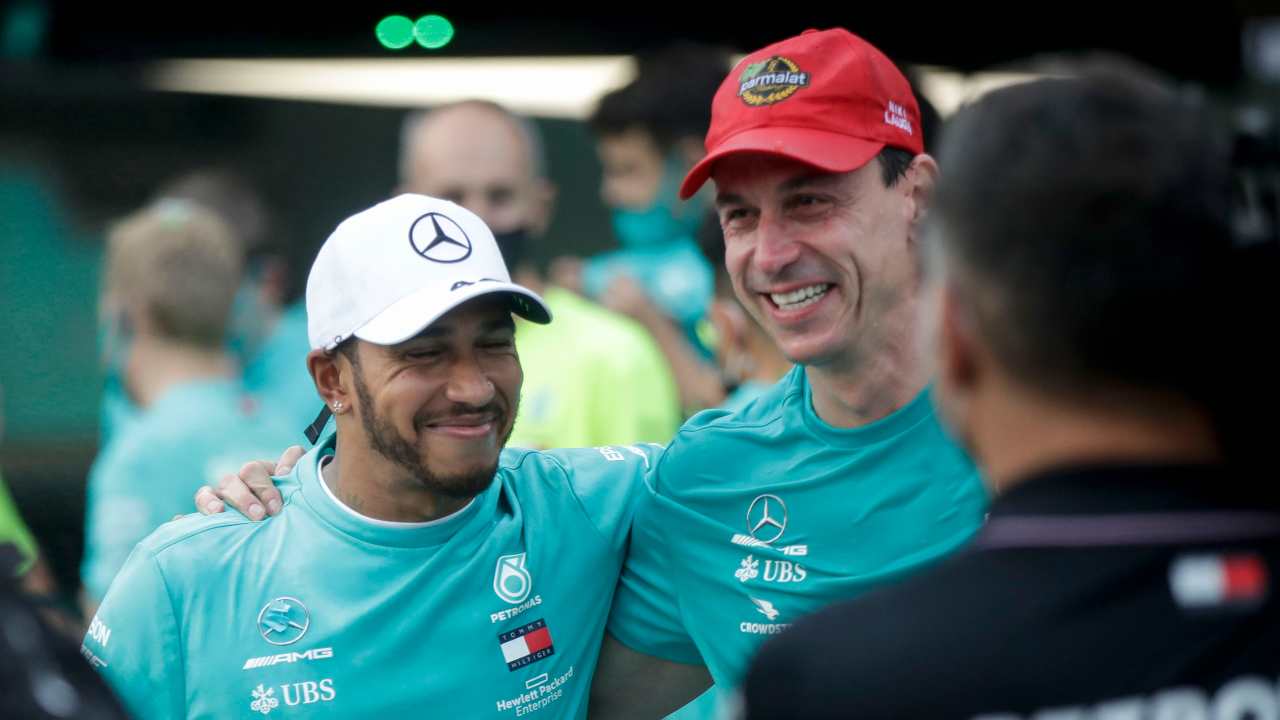 Toto Wolff Lewis Hamilton