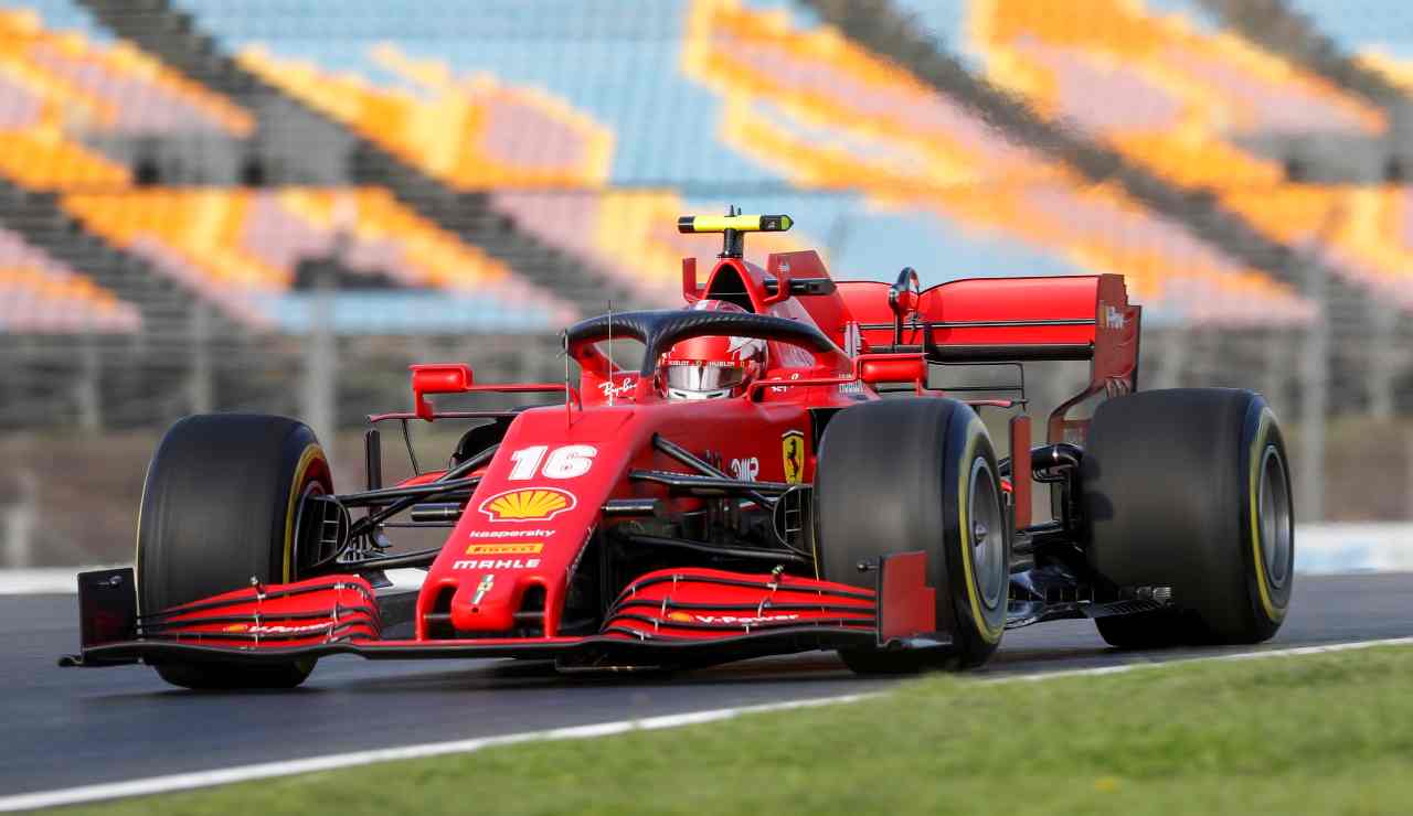 leclerc ferrari 2021 leclerc