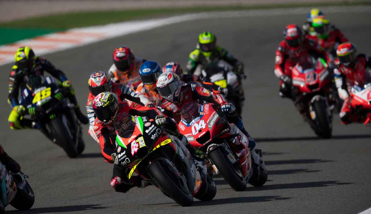 motogp valencia diretta tv gara