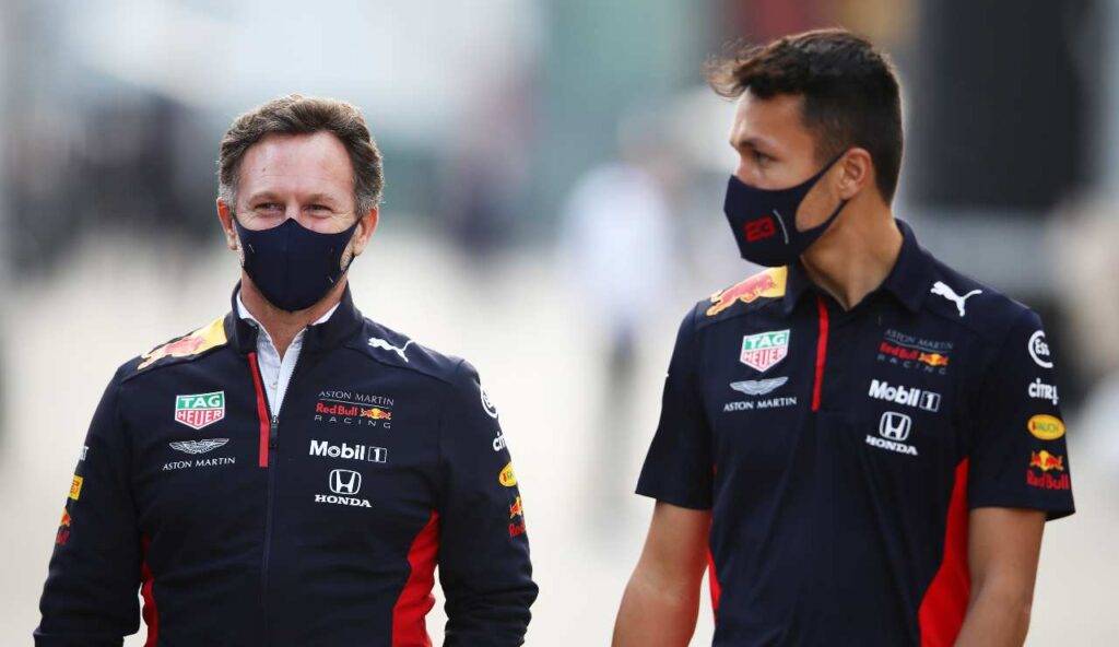 red bull horner albon verstappen