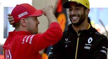 Ricciardo e la collezione di caschi: “Ho una richiesta per Vettel”