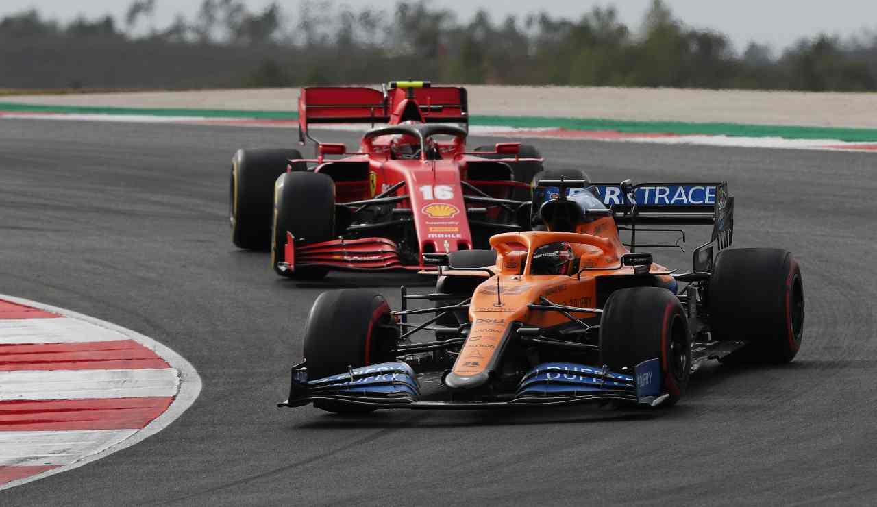 sainz ferrari leclerc