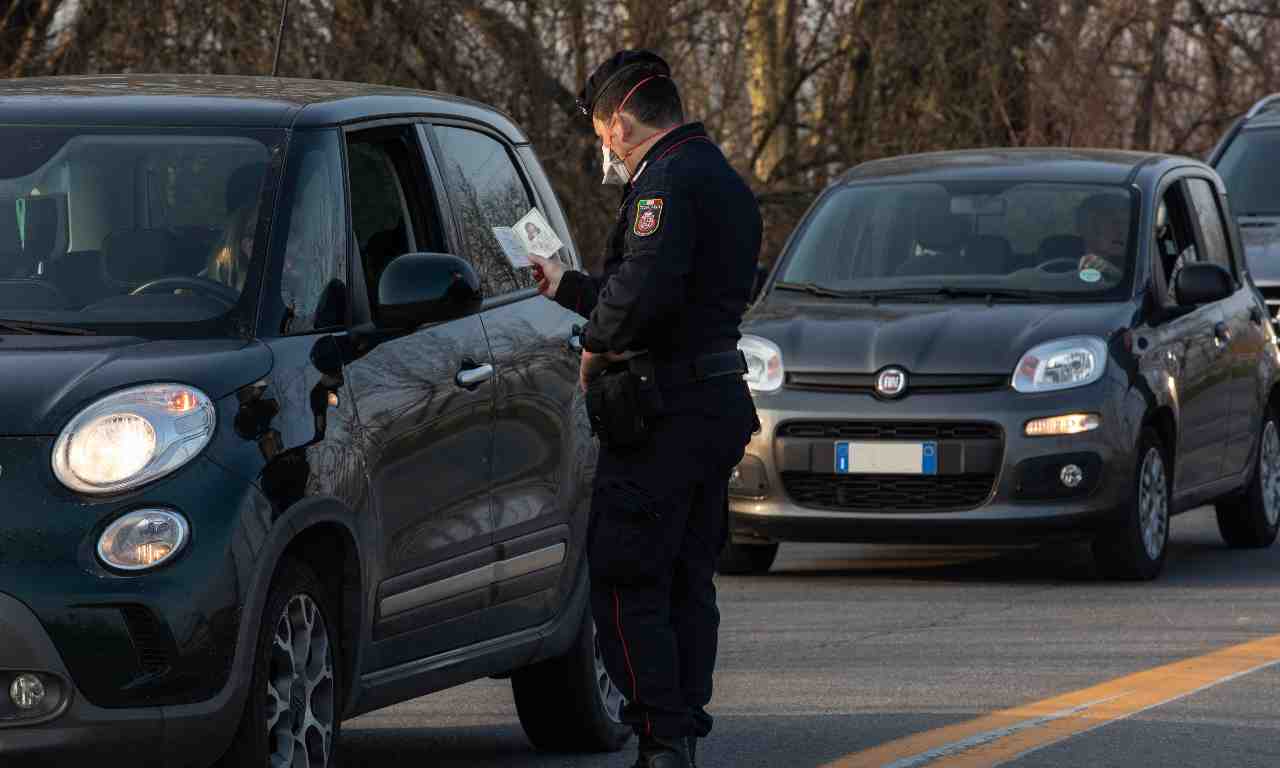 spostamenti in auto zona arancione