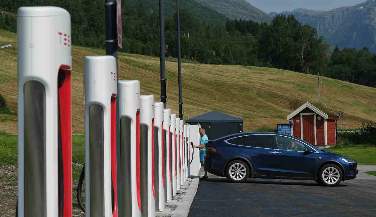 tesla supercharger california