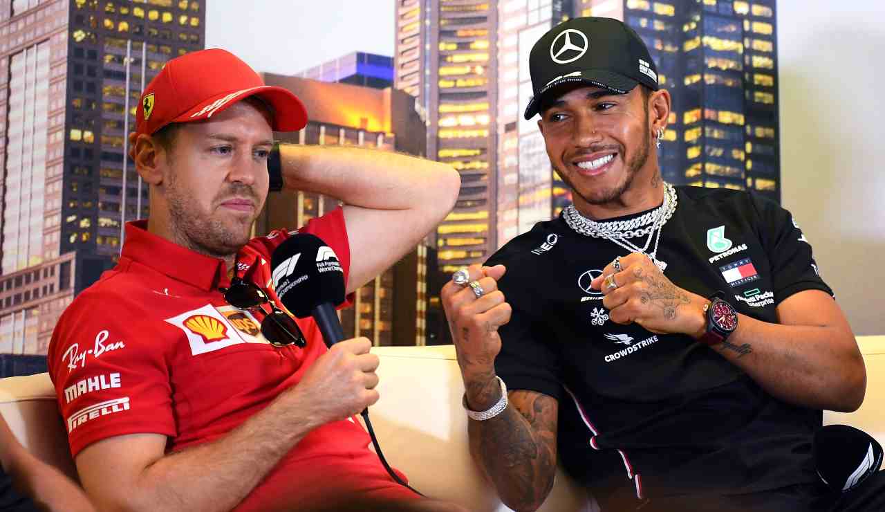 vettel e hamilton