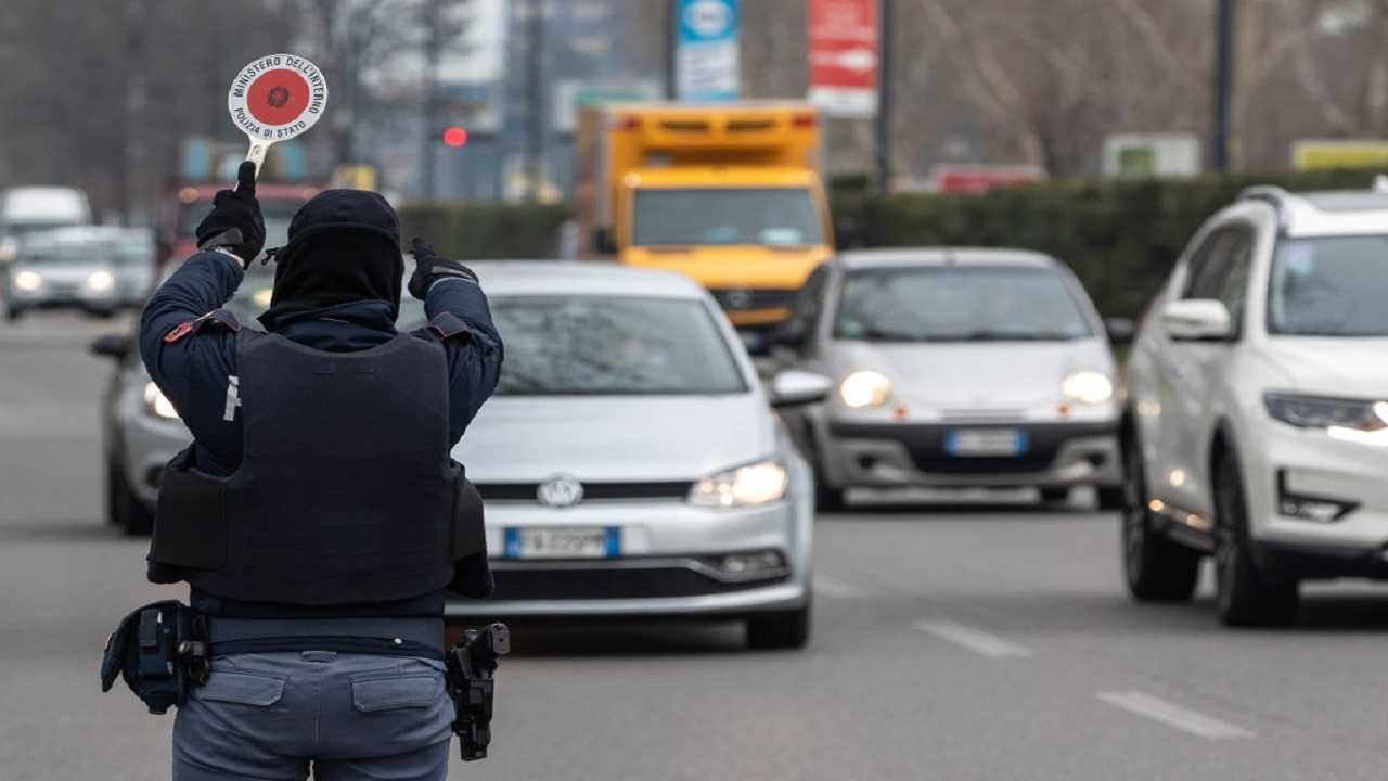 Autostrada caffè multa