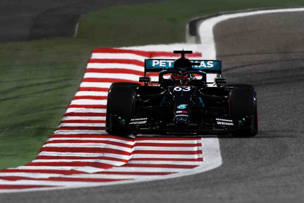 Russell sulla Mercedes al GP Sakhir