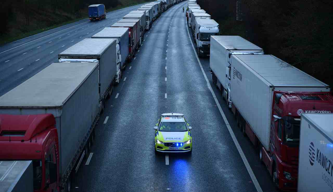 dover inghilterra camion