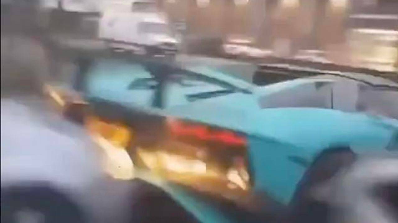 Incidente Lamborghini Ford Fiesta