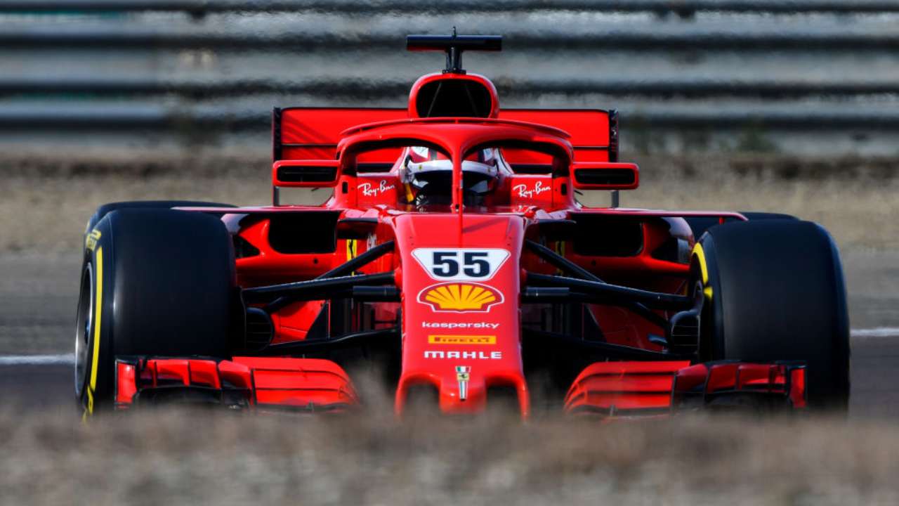 Carlos Sainz sulla Ferrari