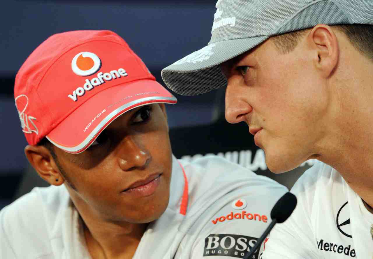 Lewis Hamilton Michael Schumacher
