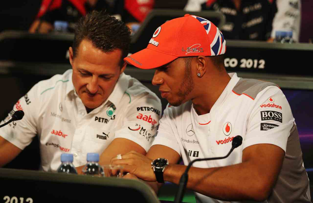 MIchael Schumacher Lewis Hamilton