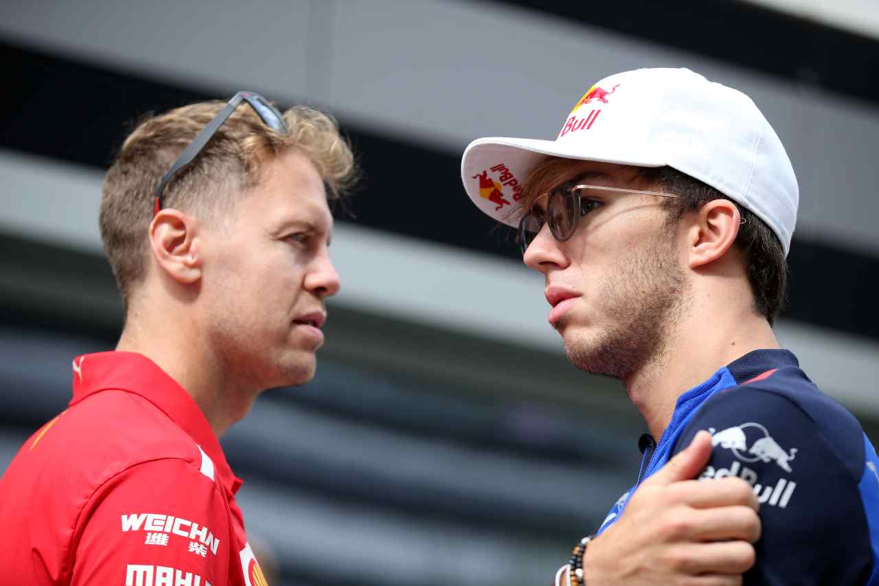 Sebastian Vettel Pierre Gasly