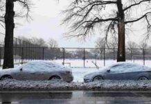 auto ladro neve