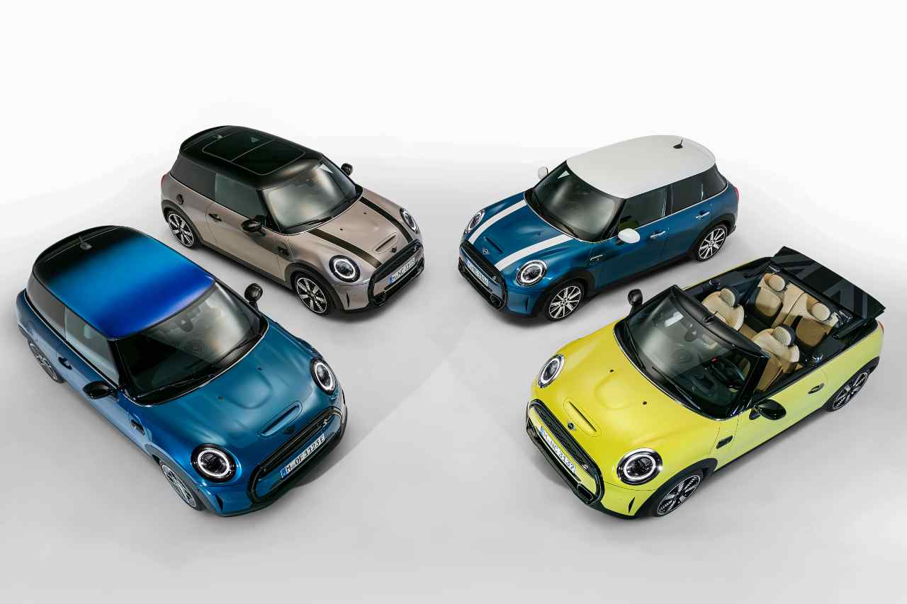 Mini, il nuovo design dell'intera gamma