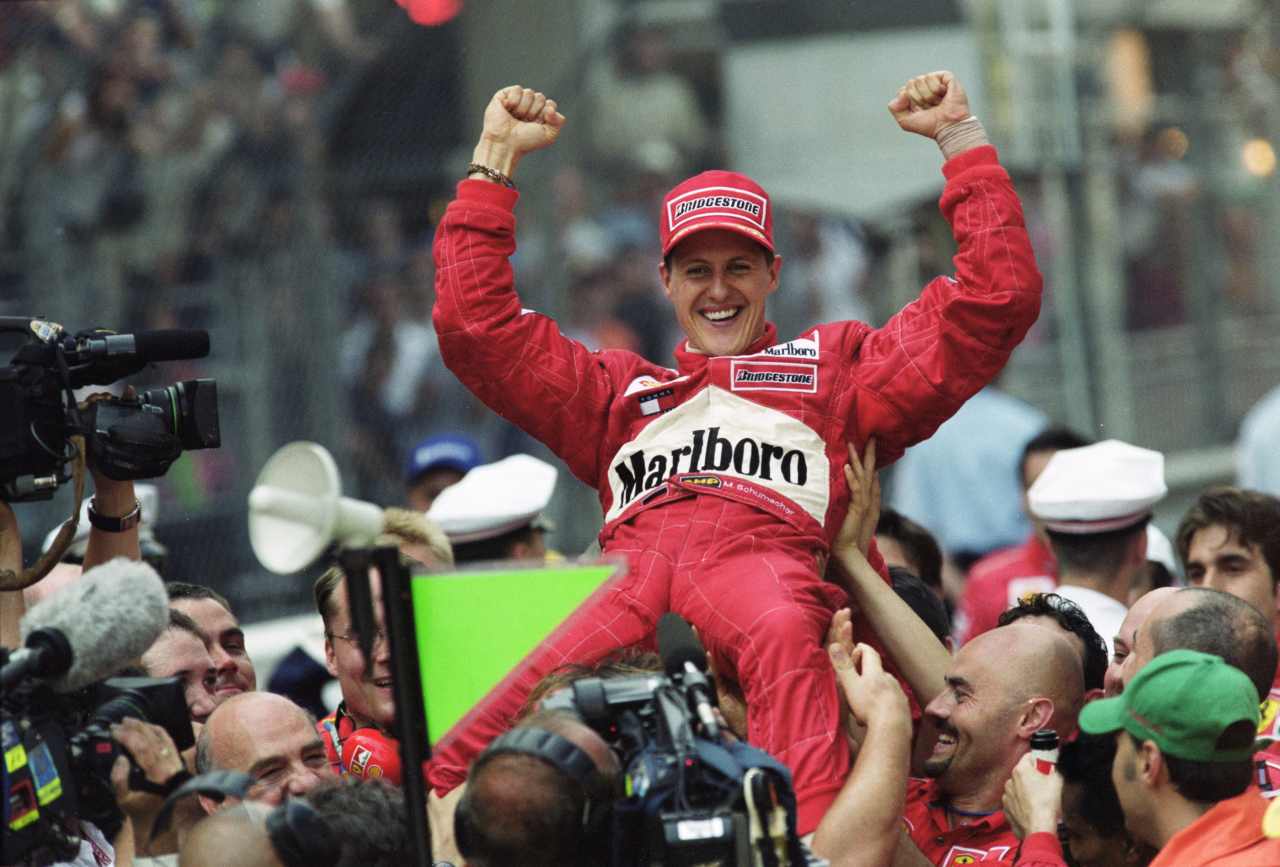 Schumacher, l'ultima vittoria al GP Monaco (foto Getty)