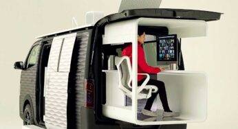 NV350 Office Pod, il concept Nissan che trasforma il furgone in ufficio