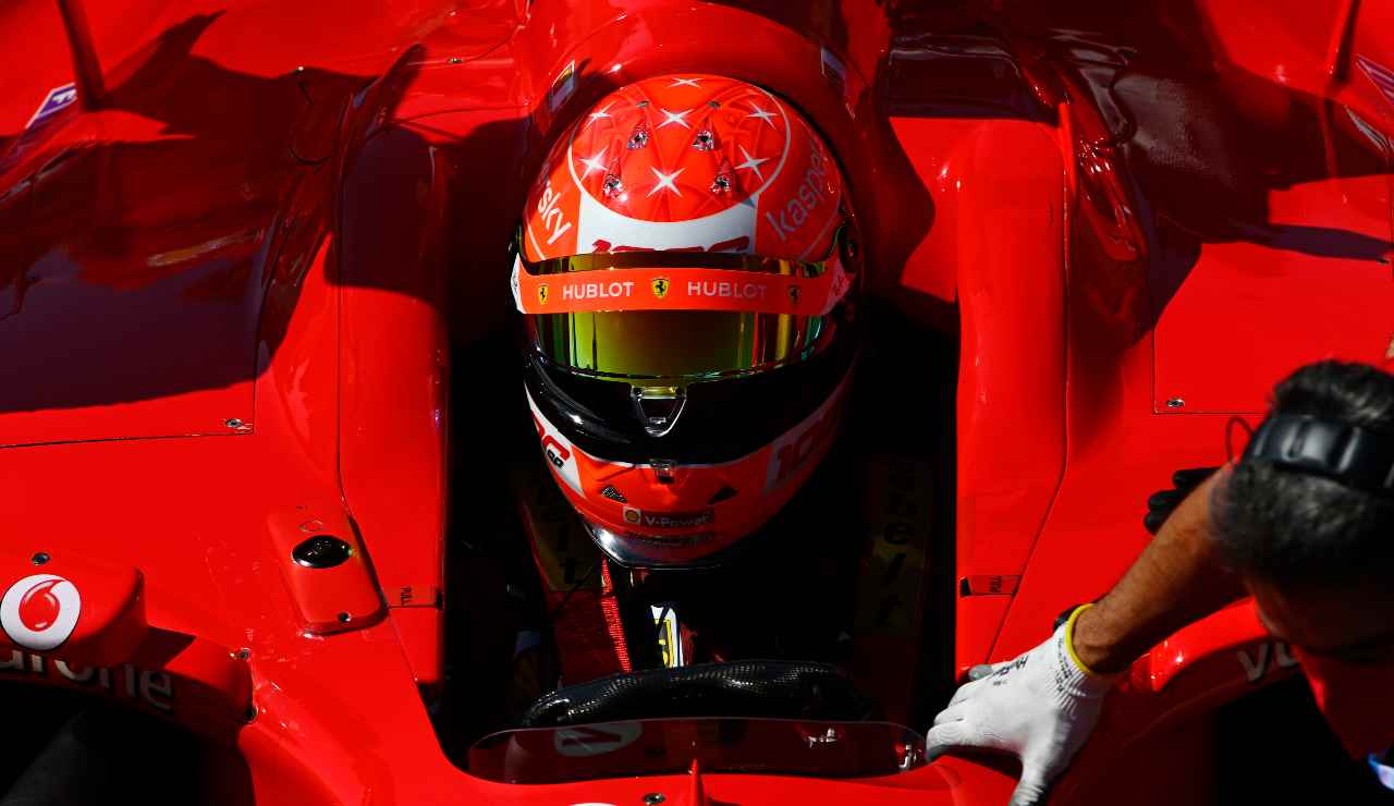 Mick Schumacher in Ferrari
