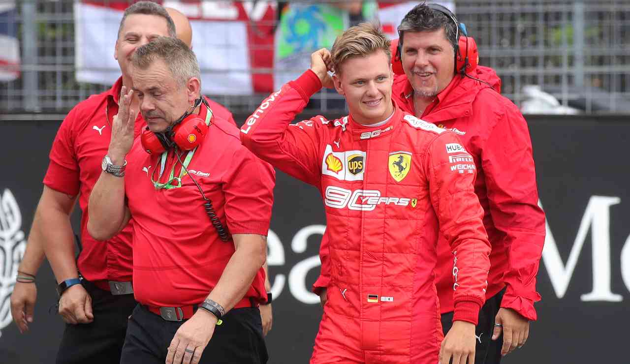 Mick Schumacher in Ferrari