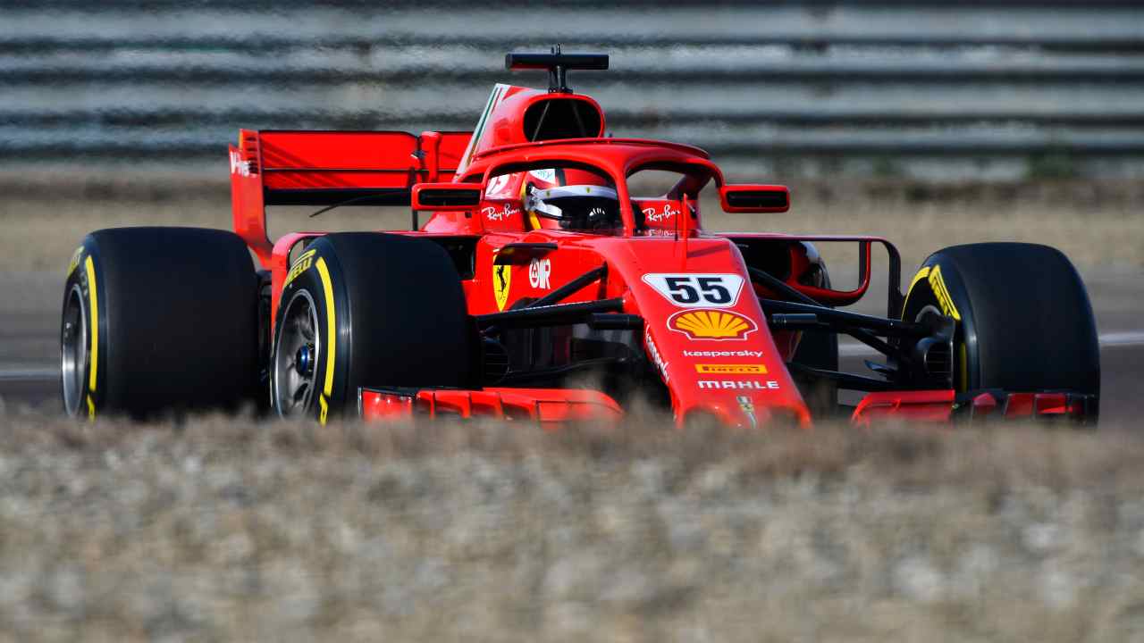 Carlos Sainz in Ferrari