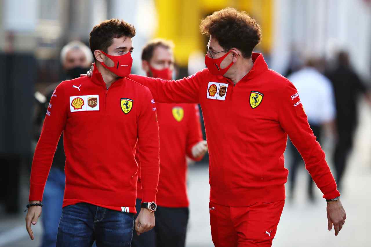 Charles Leclerc Mattia Binotto