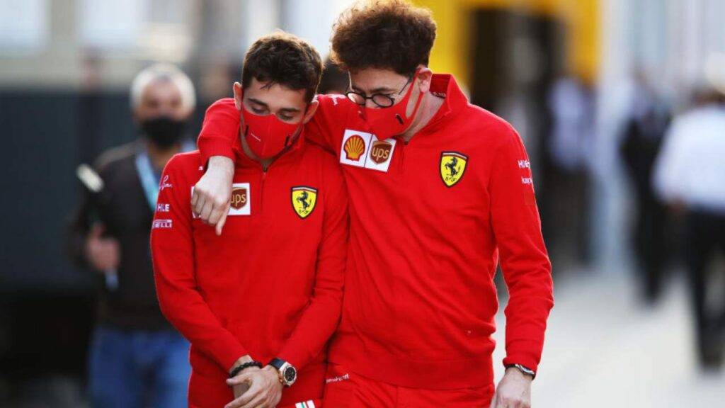 Charles Leclerc Mattia Binotto