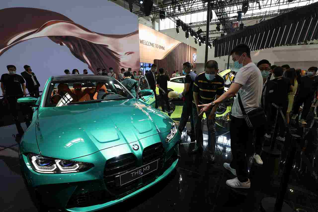 BMW M3 al salone di Pechino. E' la protagonista del video a Jarama (foto Getty)