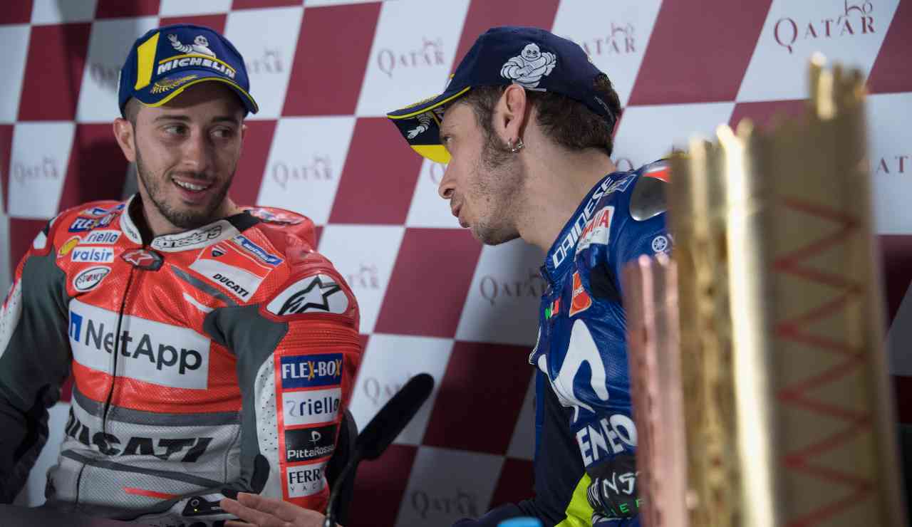 Dovizioso e Rossi