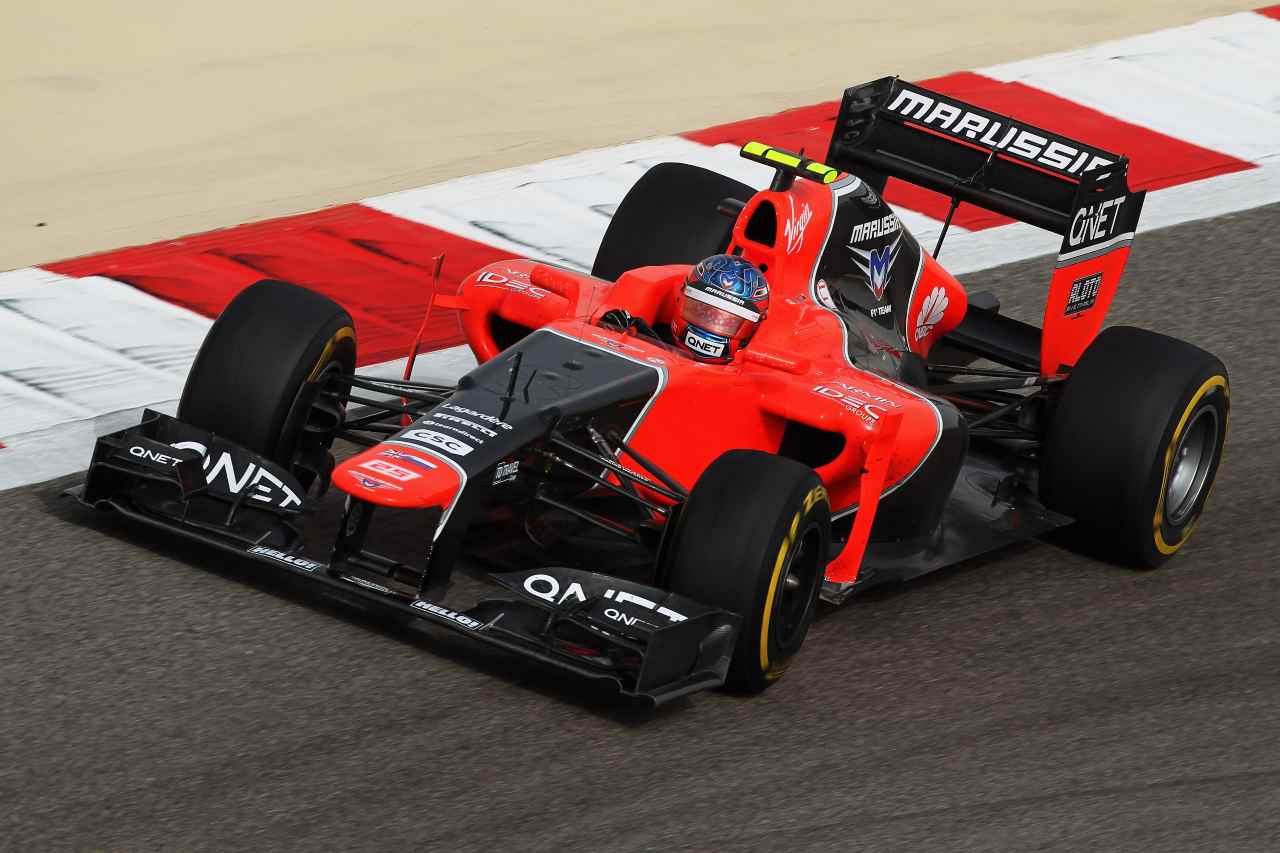 La Marussia al GP Bahrain 2012