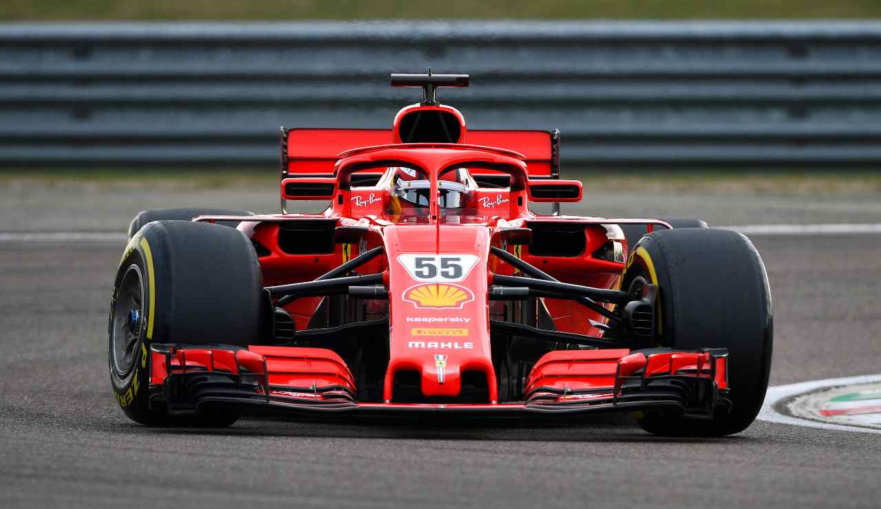 Sainz in Ferrari