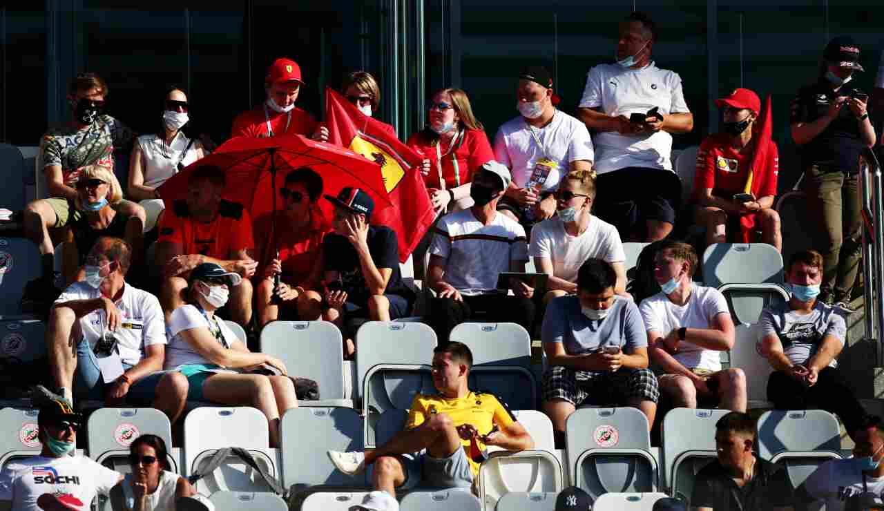 Tifosi sugli spalti Formula 1