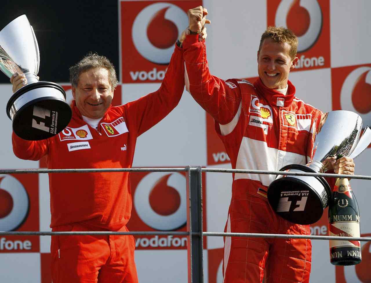 Jean Todt e Schumacher, coppia d'oro alla Ferrari