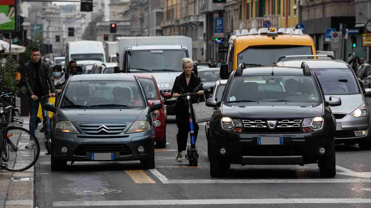 Zona bianca - traffico auto