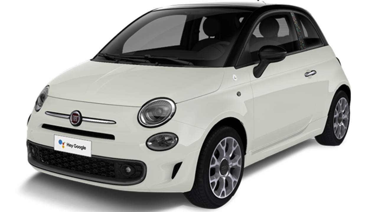 Fiat 500 Hey Google 