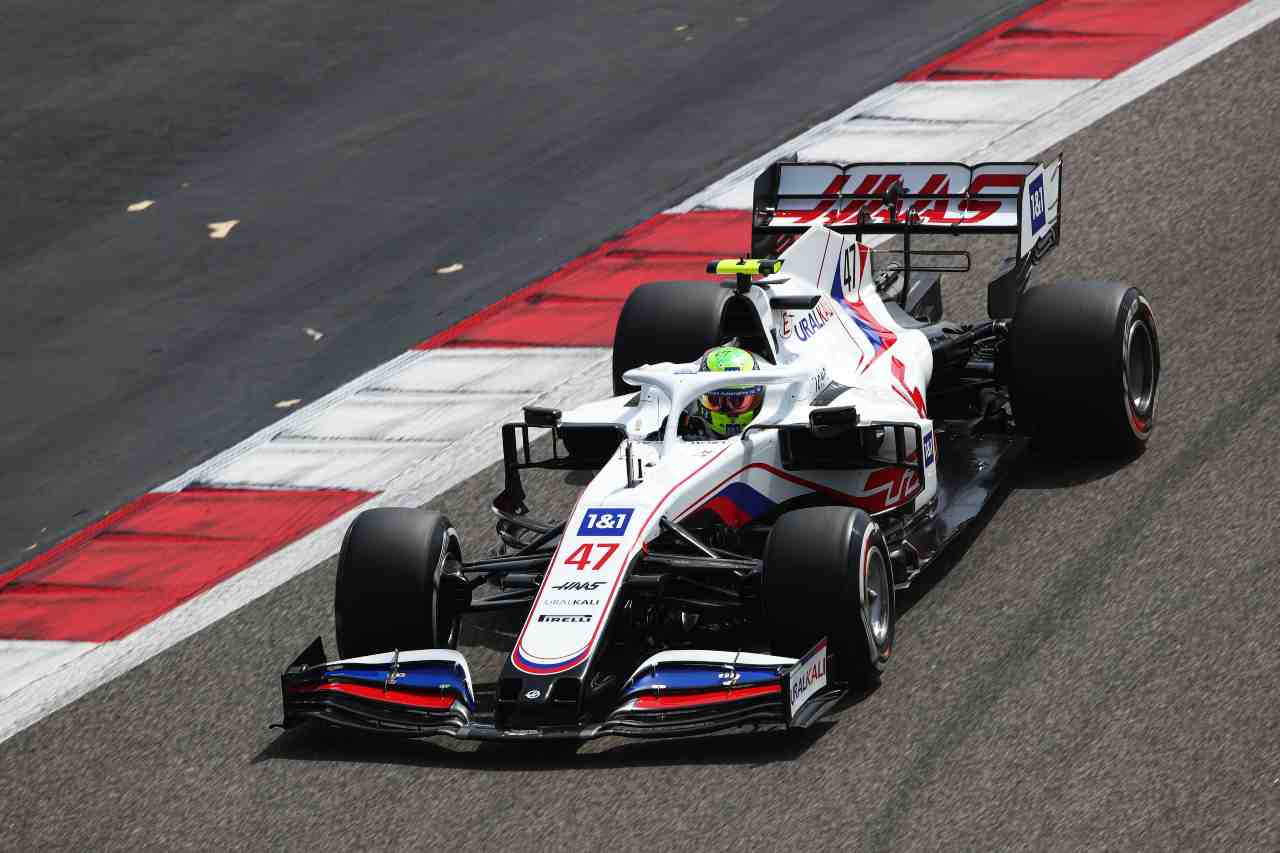 Haas test Bahrain