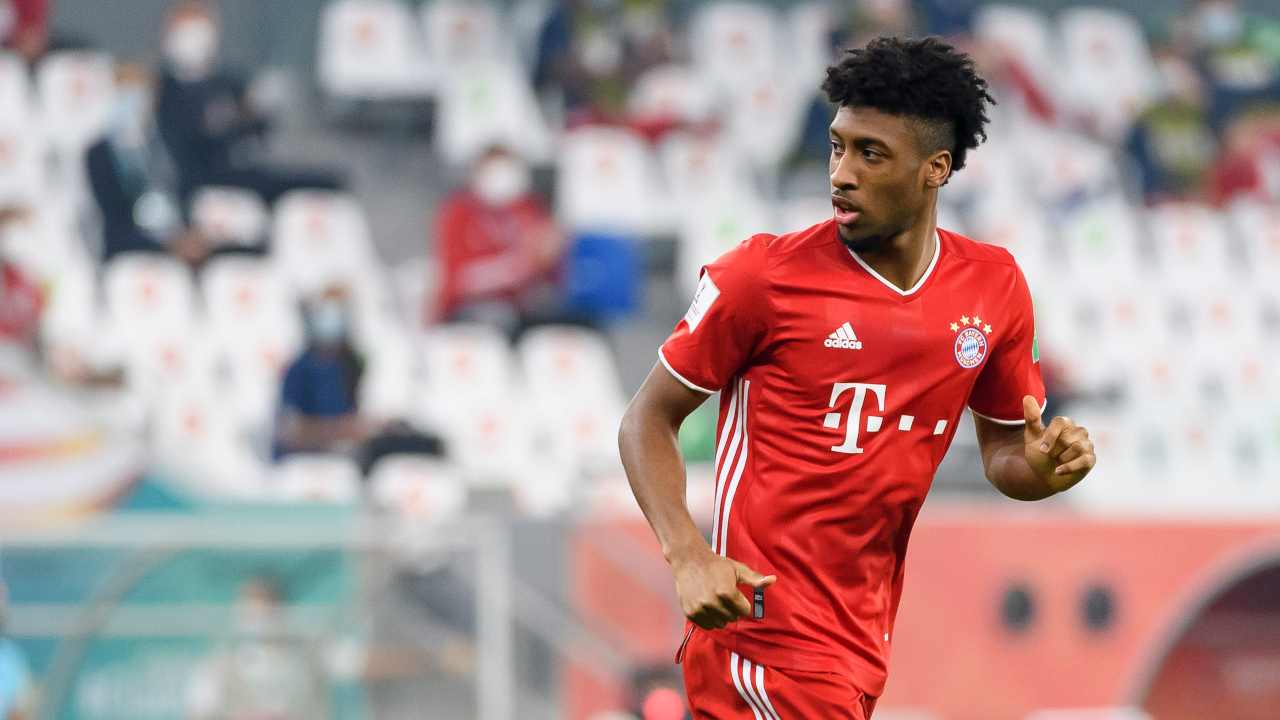 Kingsley Coman esterno del Bayern Monaco