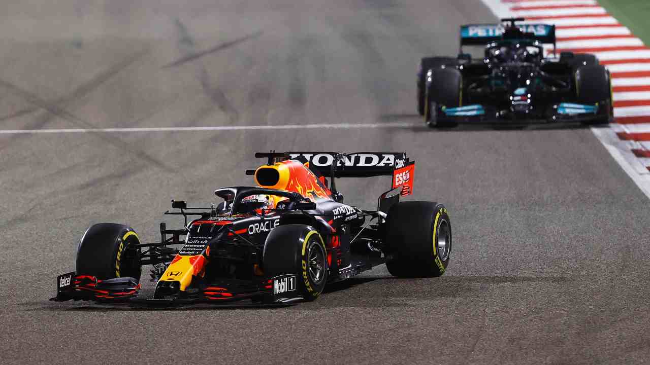 GP Bahrain Max Verstappen Lewis Hamilton
