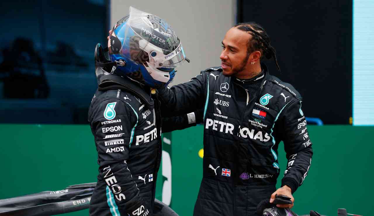 Bottas ed Hamilton