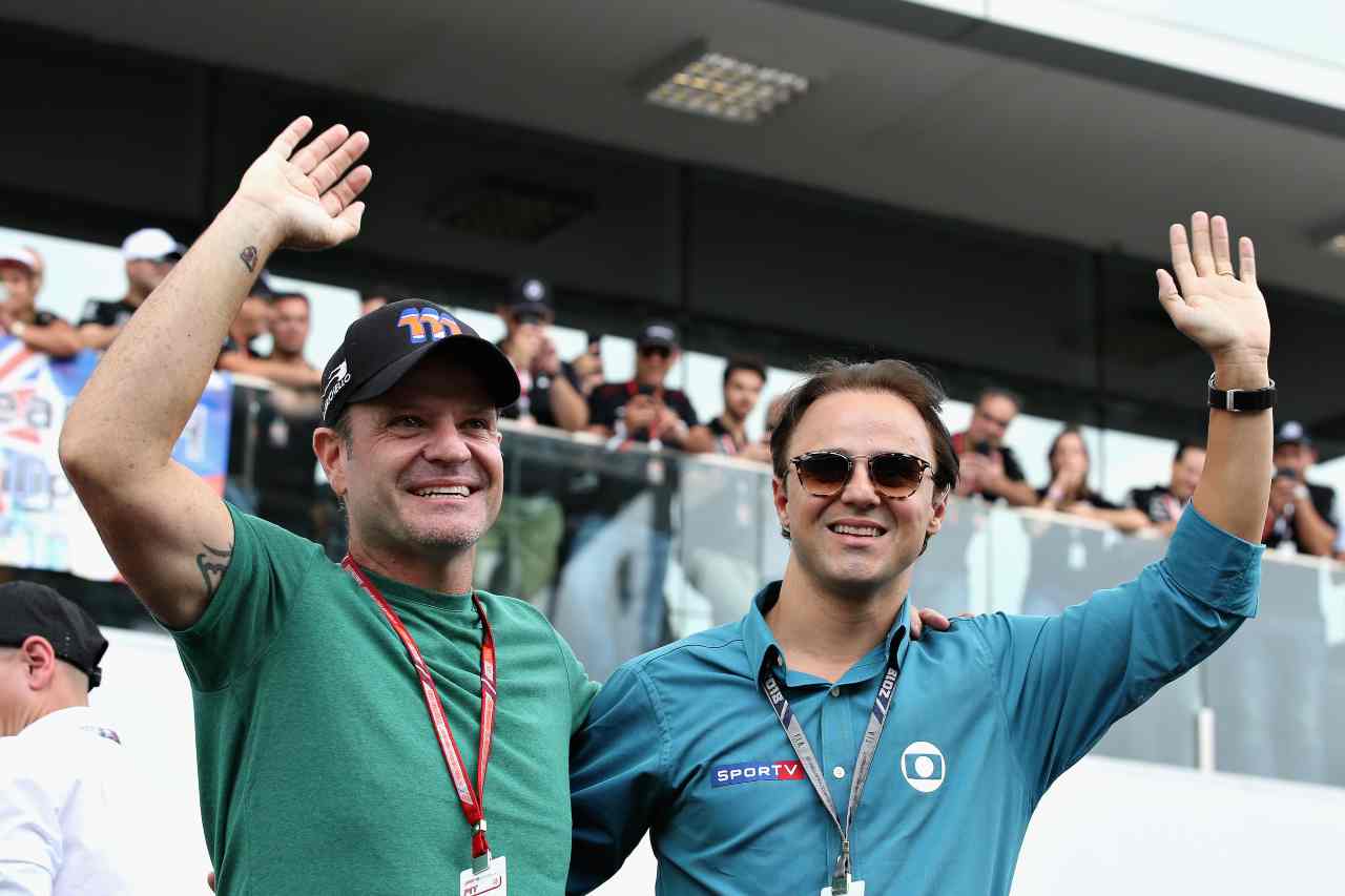 Massa e Barrichello, 11 vittorie in Formula 1 