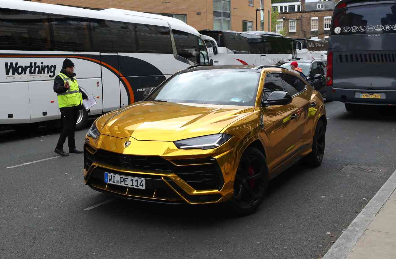 Totti ha scelto la Lamborghini Urus (foto Getty)