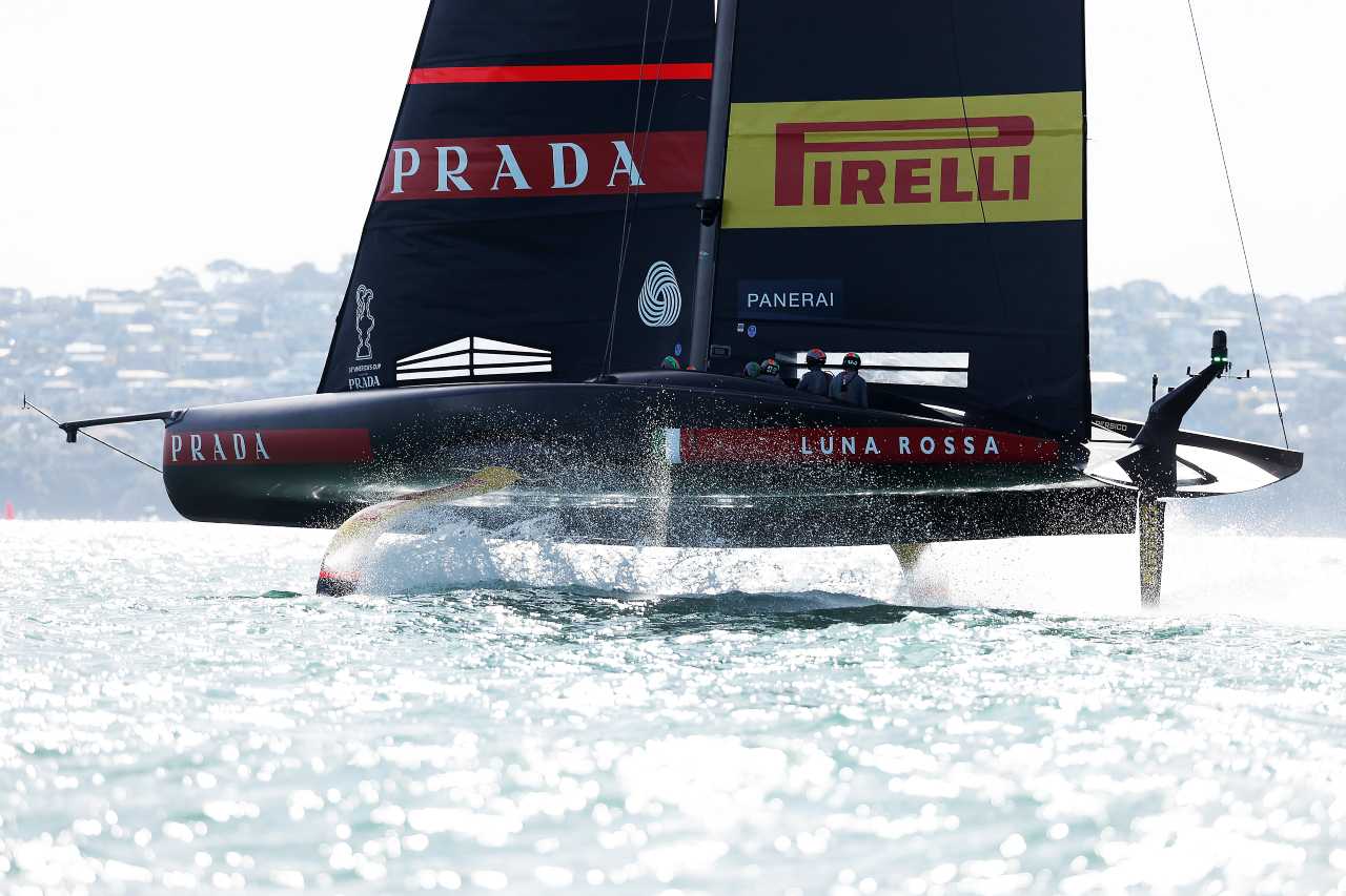 Luna Rossa, dove vedere l'America's Cup (foto Getty)