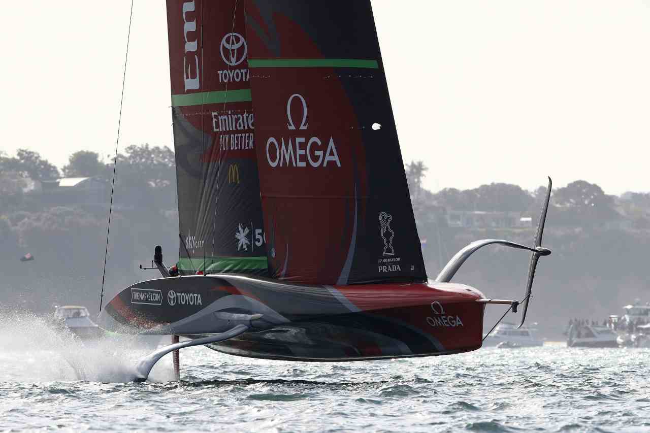 America’s Cup, Team New Zealand: la barca dei rivali di luna rossa