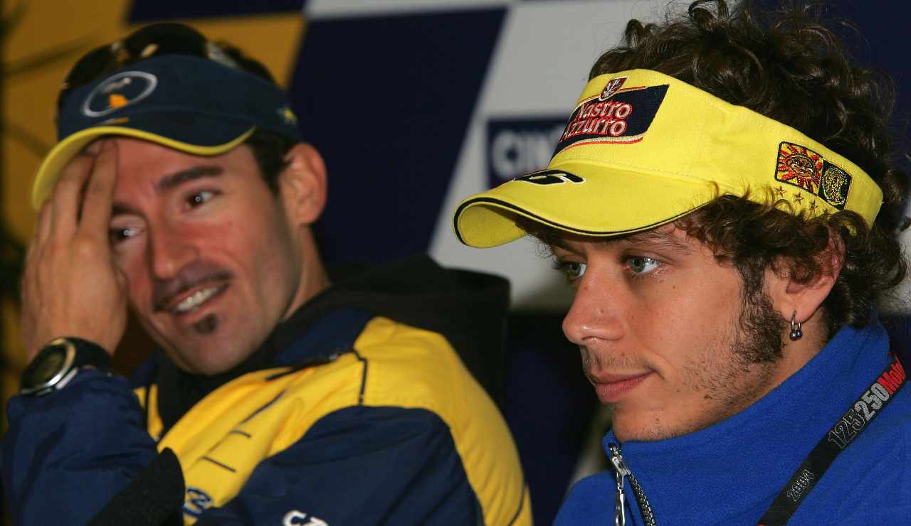Biaggi e Rossi nel 2004