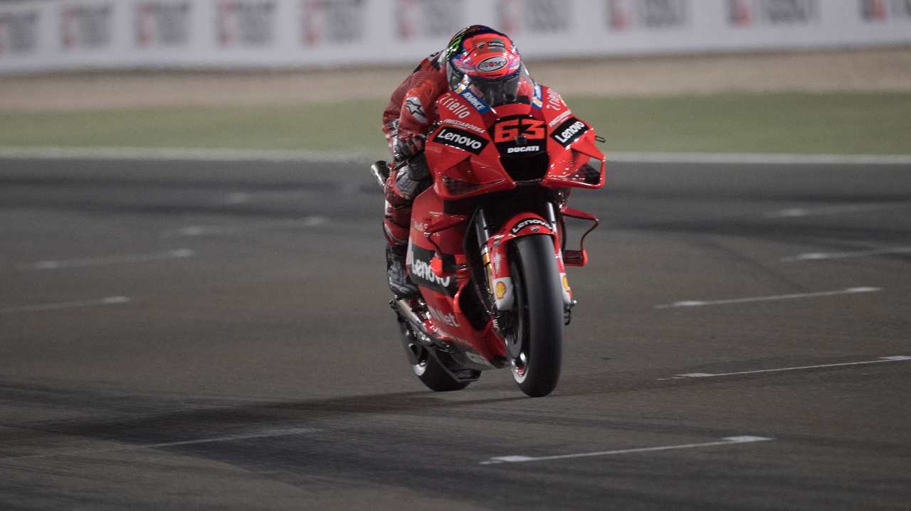 MotoGP Doha, Pecco Bagnaia (foto Getty)