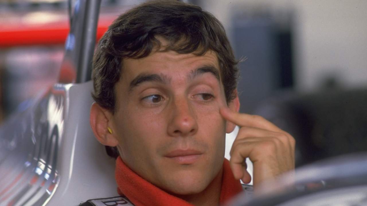Ayrton Senna accusato da Nelson Piquet prima del GP Brasile 1988 (foto Getty)